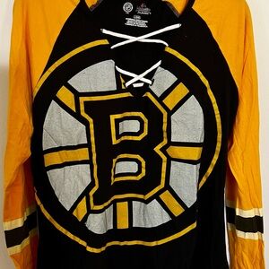 Boston Bruins Black and Yellow Long Sleeve